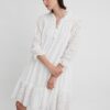 katelondonss15665 Φόρεμα με σχέδιο μπροντερί 9201623240-white