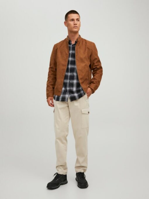 ACK & JONES 12224001 JPSTOLLIE JJBOWIE  CARGO SA oxford tan