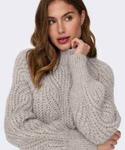 ONLY_Autumnwinter_4341412_15307016-4 ONLY Πλεκτό πουλόβερ Κωδικός: 15307016 μπεζ
