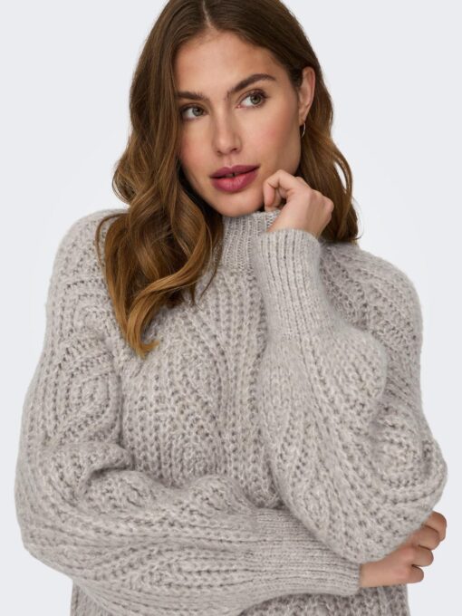 ONLY_Autumnwinter_4341412_15307016-4 ONLY Πλεκτό πουλόβερ Κωδικός: 15307016 μπεζ