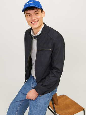 Aνδρικο  Μπουφαν Jack & Jones - Outerwear - 12264806 blue