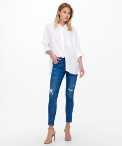 F_15259585_M_3910462_Front Full Γυναικειο Πουκαμισο ONLY - Shirts - 15259585 white
