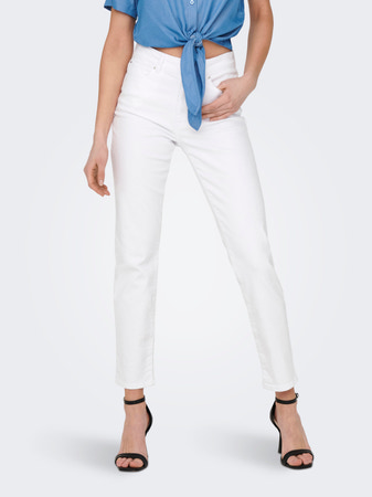 Γυναικειο Παντελονι  ONLY - Jeans - 15292435 white