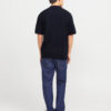 Jack & Jones -Aνδρικο Knit Polo-Shirt - 12271483 polo blue