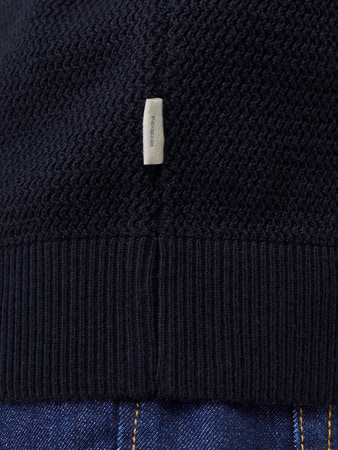 Jack & Jones -Aνδρικο Knit Polo-Shirt - 12271483 polo blue
