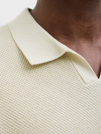 Aνδρικο Jack & Jones - Knitted Polo-Shirt - 12273012 polo white