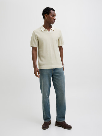 Aνδρικο Jack & Jones - Knitted Polo-Shirt - 12273012 polo white