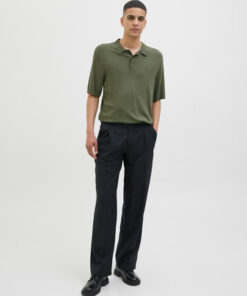 F_12275454_M_4749172_Front Full ΑΝΔΡΙΚΟ POLO Jack & Jones - Knit - 12275454 green polo
