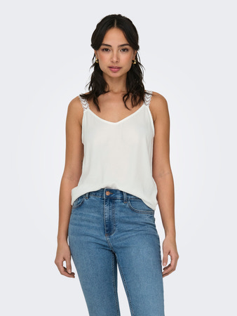 Γυναικειο ONLY - T-Shirts & Tops - 15319650 white