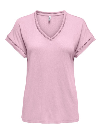 Γυναικειο ONLY - T-Shirts & Tops - 15320072 pink