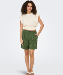 F_15347757_M_4795231_Front Full ONLY -Γυναικειο Shorts - 15347757 haki